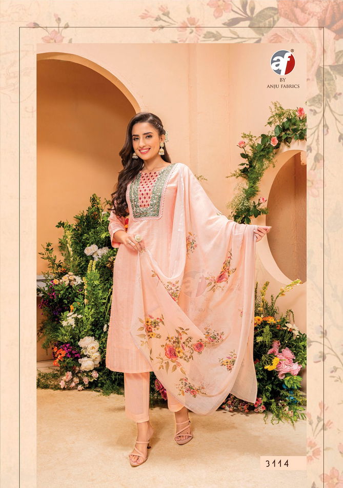 Af Preety Petals Viscose Readymade Suits Catalog
